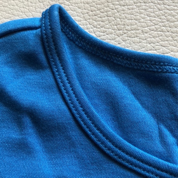 Talbots PS bright blue roundneck tee - Picture 3 of 4